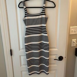 Navy and white, body con, size small, American Apparel dress